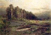 Alexei Savrasov Oil on canvas painting entitled Germany oil painting artist